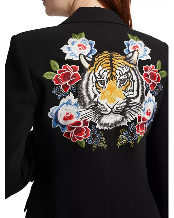 The View 2025 Joy Behar Floral Embellished Black Blazer