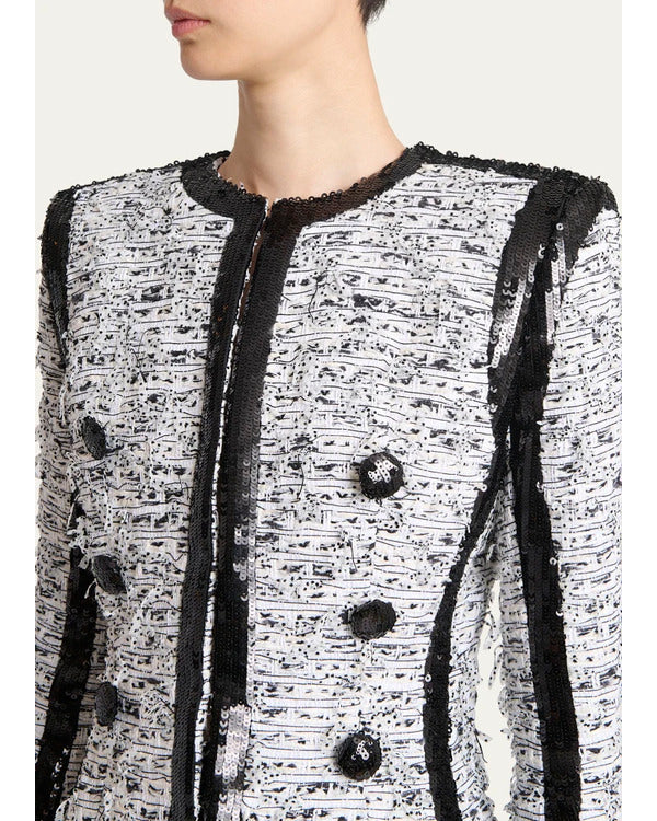 Tamron Hall Show 2025 Tamron Hall Sequin Tweed Jacket