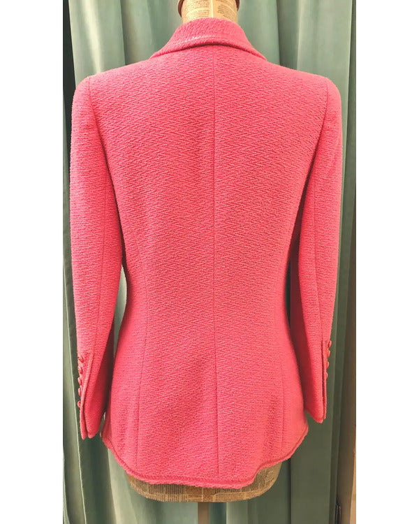 The Today Show 2025 Olivia Munn Pink Tweed Jacket