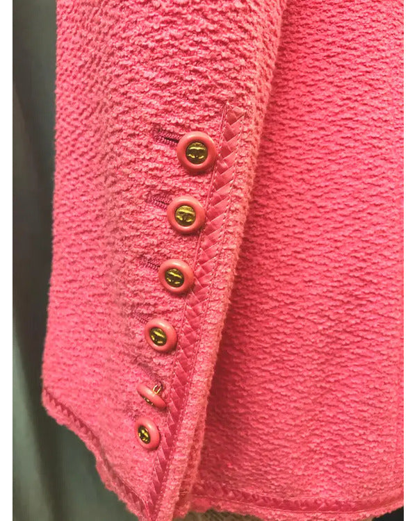 The Today Show 2025 Olivia Munn Pink Tweed Jacket