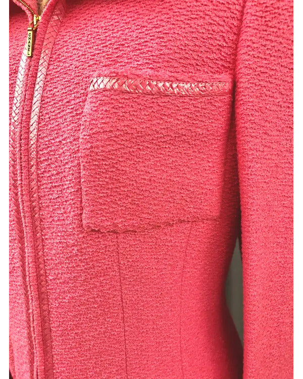 The Today Show 2025 Olivia Munn Pink Tweed Jacket