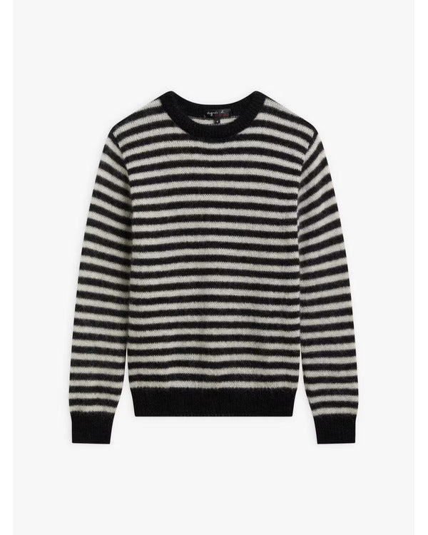 The Life List 2025 Sofia Carson Black & White Striped Sweater