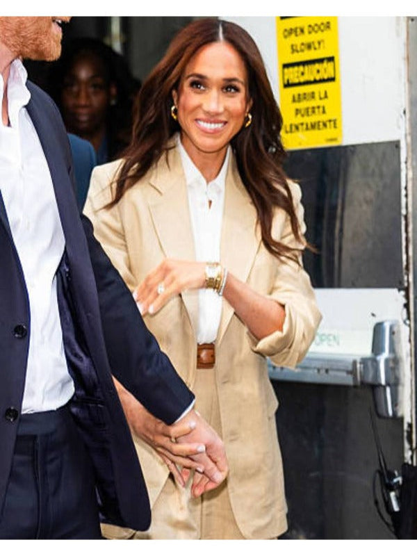 TIME100 Summit 2025 Meghan Beige Blazer