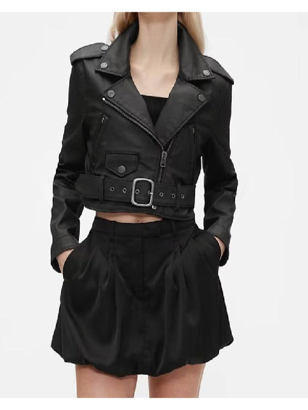 The View 2025 Sunny Hostins Black Moto Jacket
