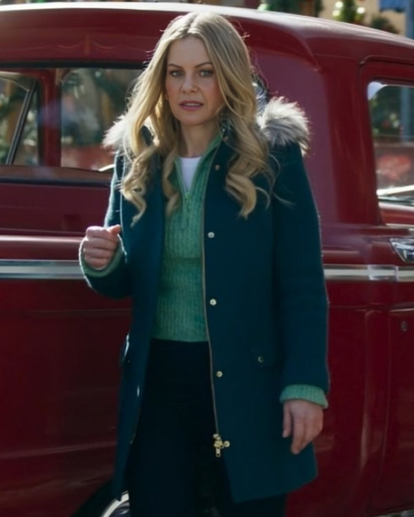 A Christmas Less Traveled Candace Cameron Bure Coat