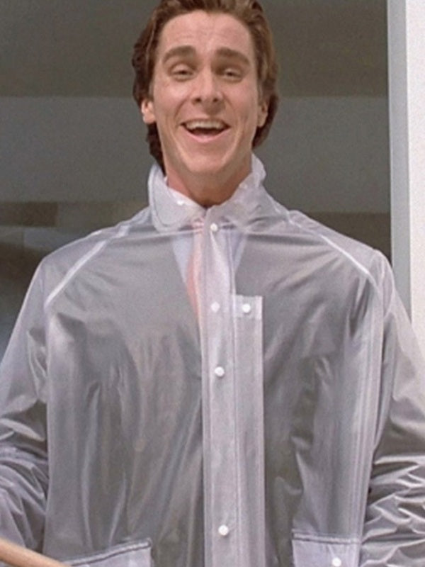 American Psycho Patrick Bateman Raincoat