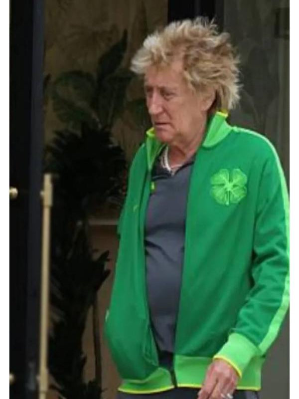 Rod Stewart Beverly Hills 2025 Green Jacket
