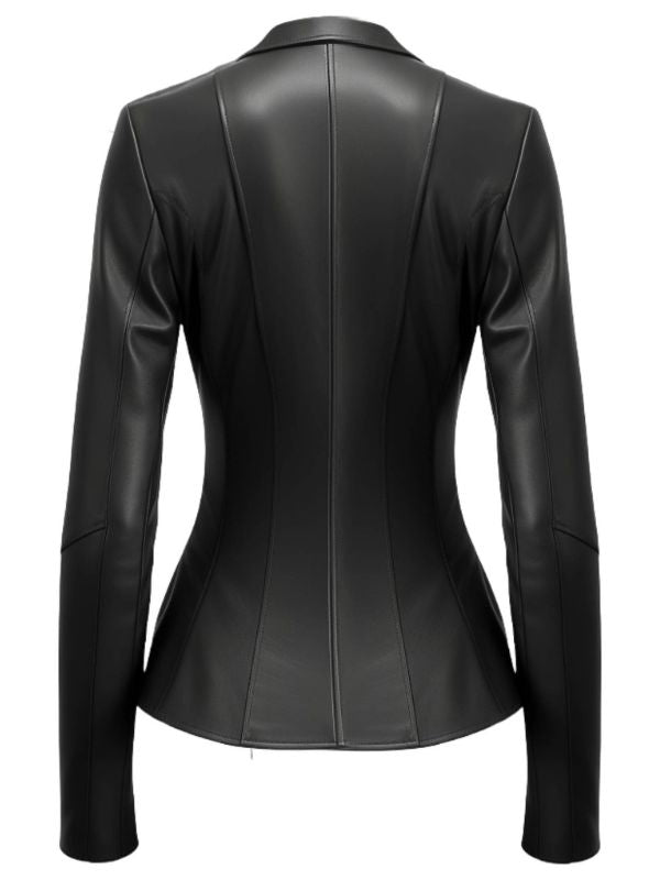 Black Rebel Black Women Leather Jacket Blazer