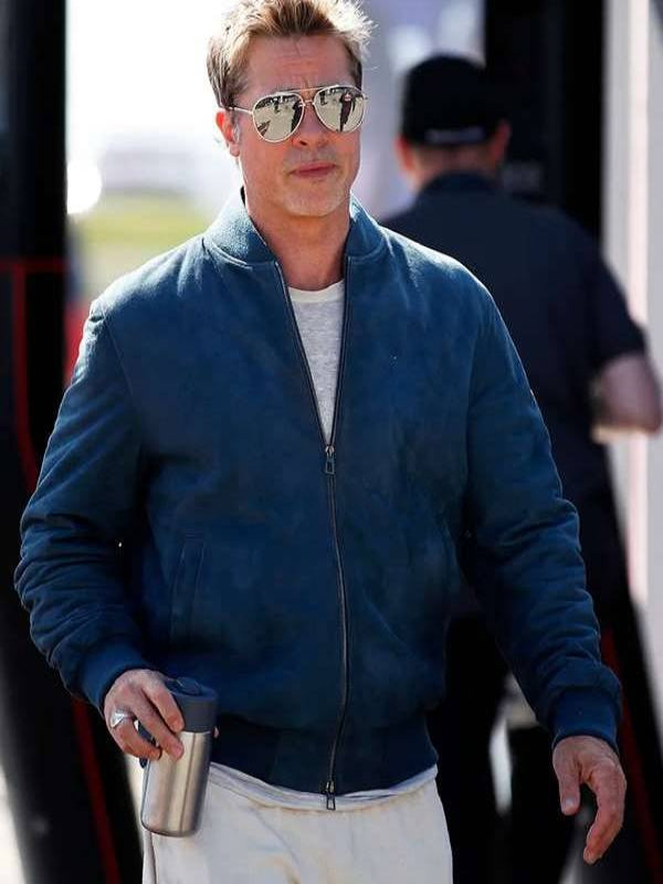 The Movie 2025 Brad Pitt Bomber Jacket