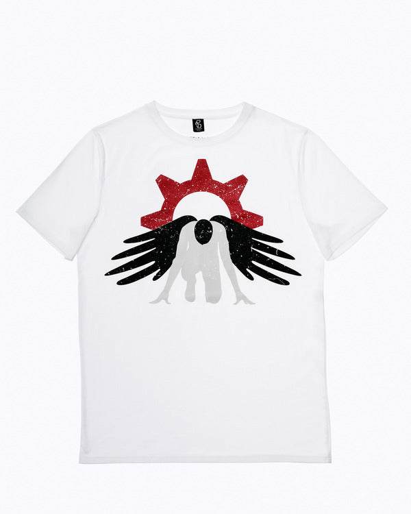 The Sea Beyond 2025 Massimiliano Caiazzo White Printed T-Shirt