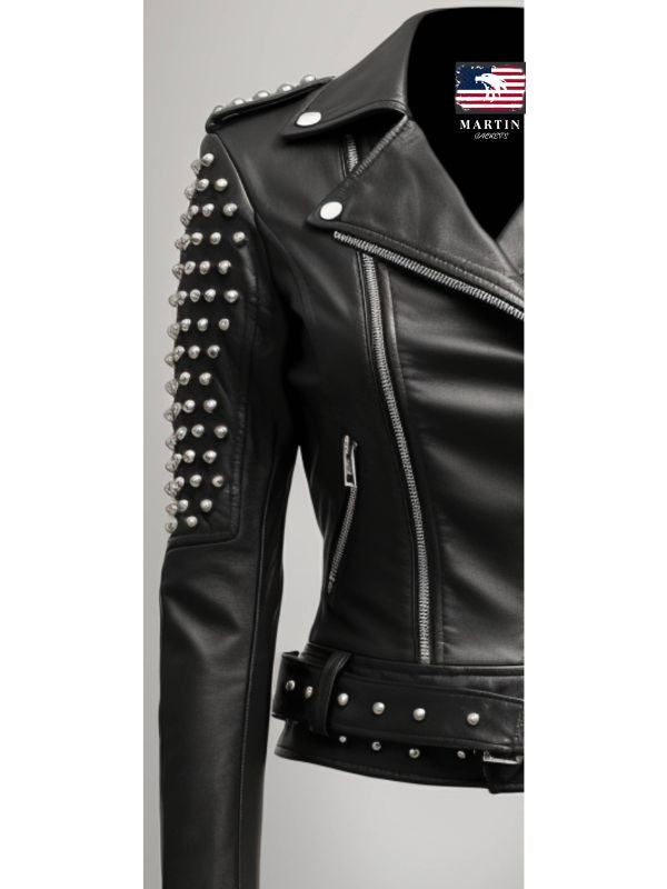 Cressida Black leather biker Jacket