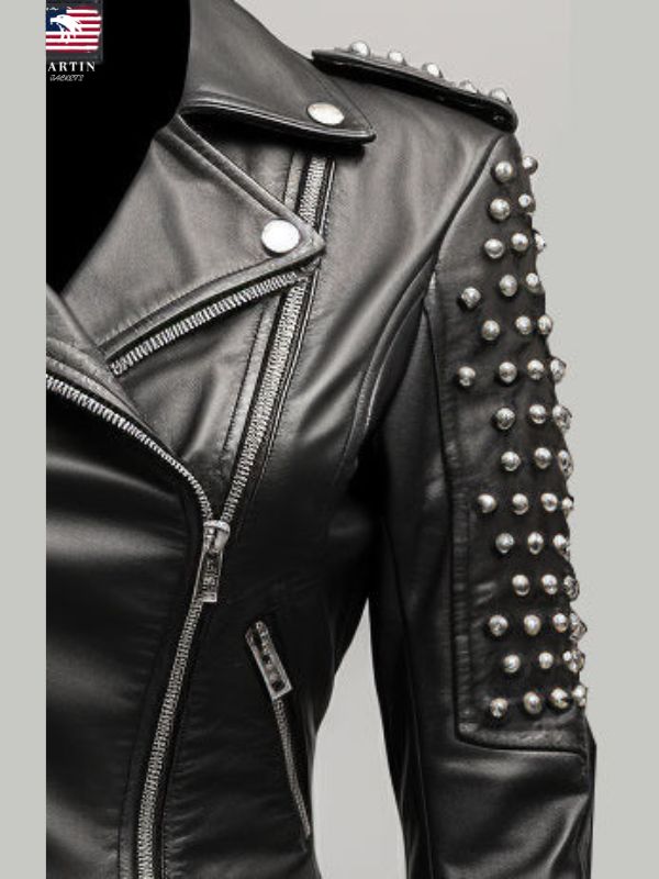 Ella Women Real Black Leather Jacket