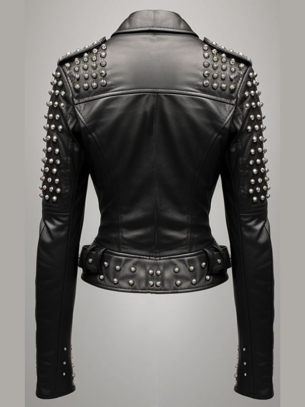 Ella Women Real Black Leather Jacket