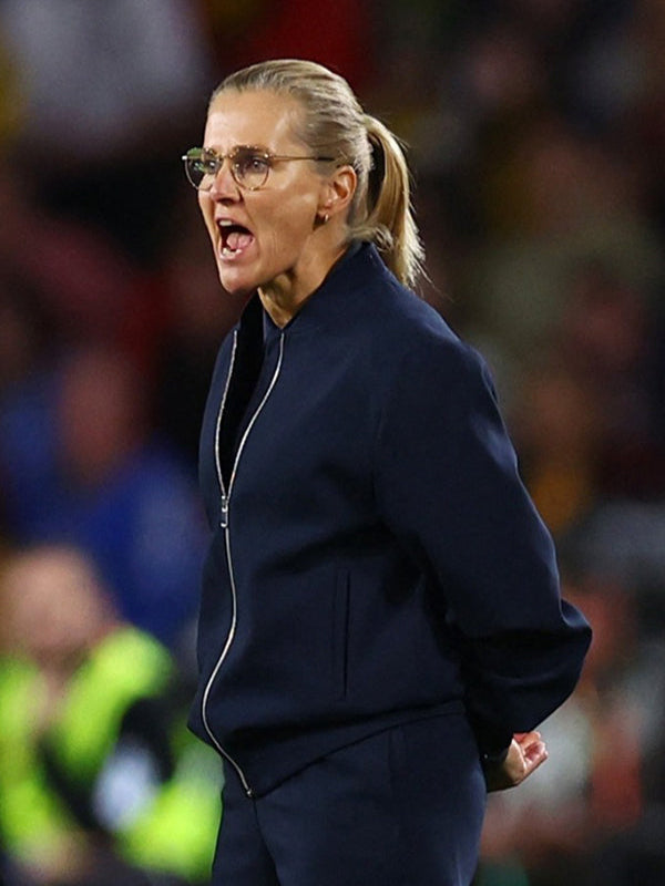 WEURO 2025 Sarina Wiegman Blue Track Jacket