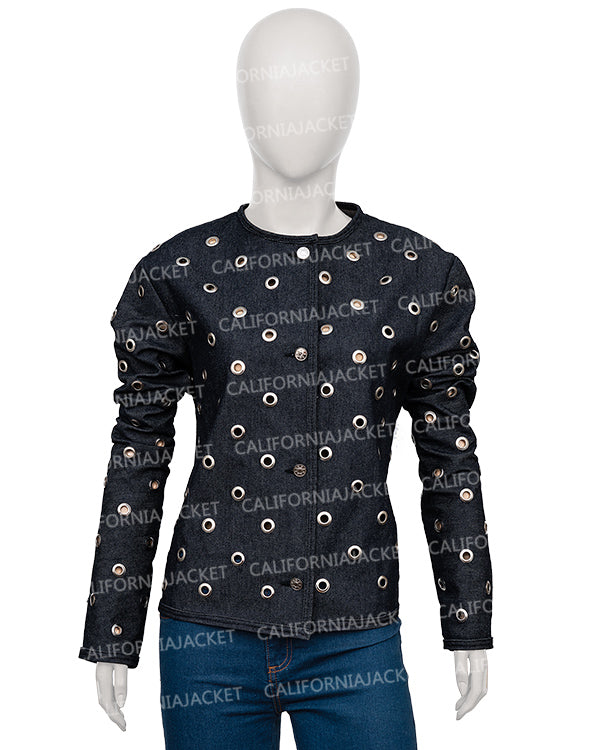 The View 2025 Joy Behar Grommet Embellished Jacket