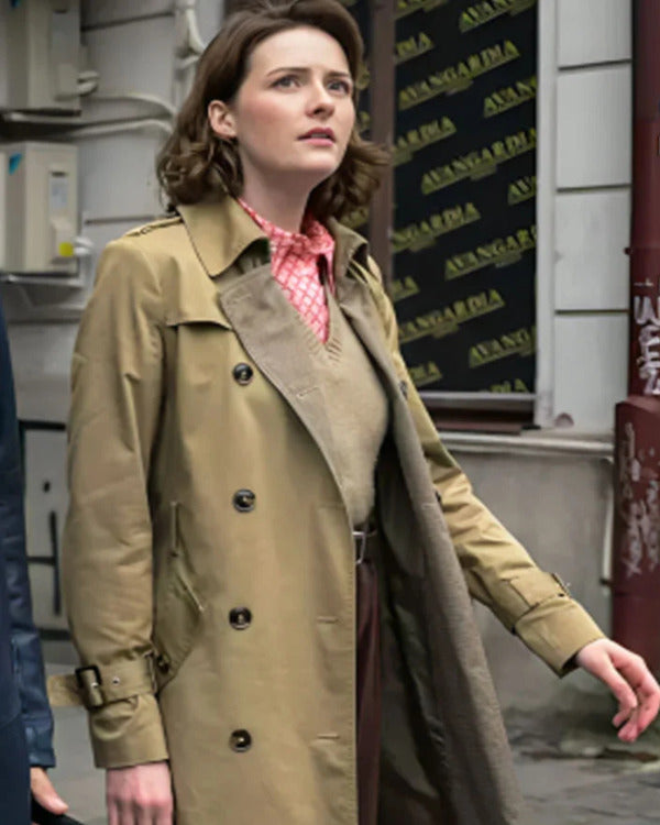 The Librarians The Next Chapter 2025 Olivia Morris Trench Coat
