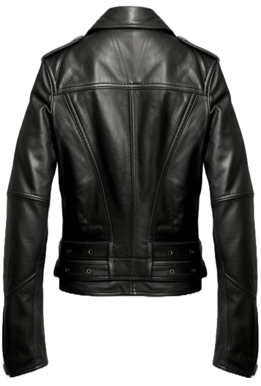 Men Black Leather Biker Jacket - Biker Leather Jacket
