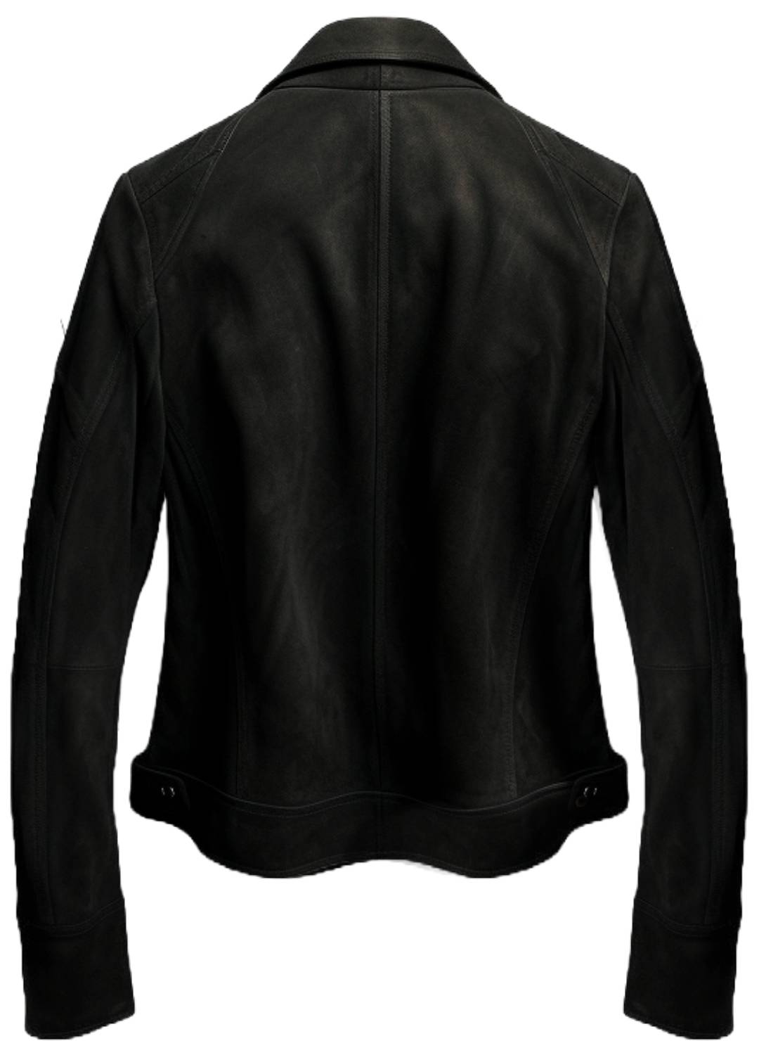 Men Black Suede Leather Jacket - Suede Black Jacket