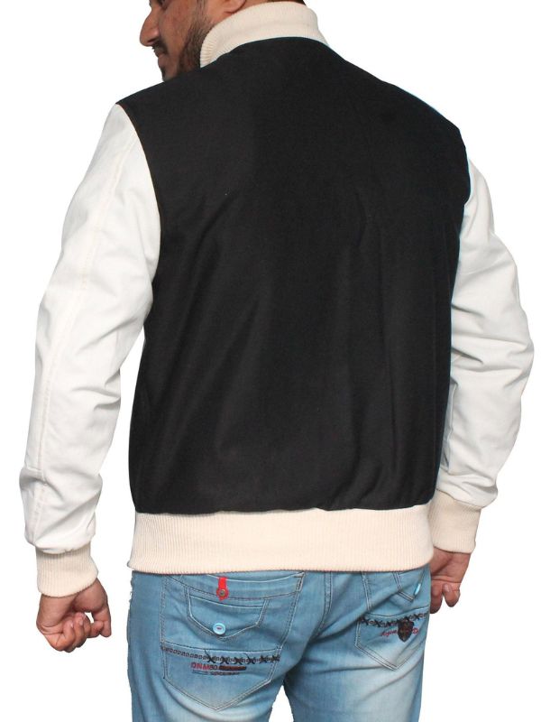 Men Cotton Jacket - Black