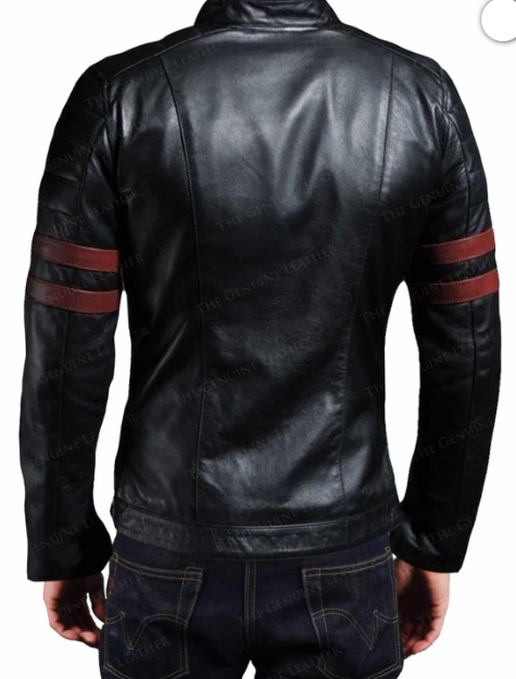 Men Motorcycle Slim Fit Jacket