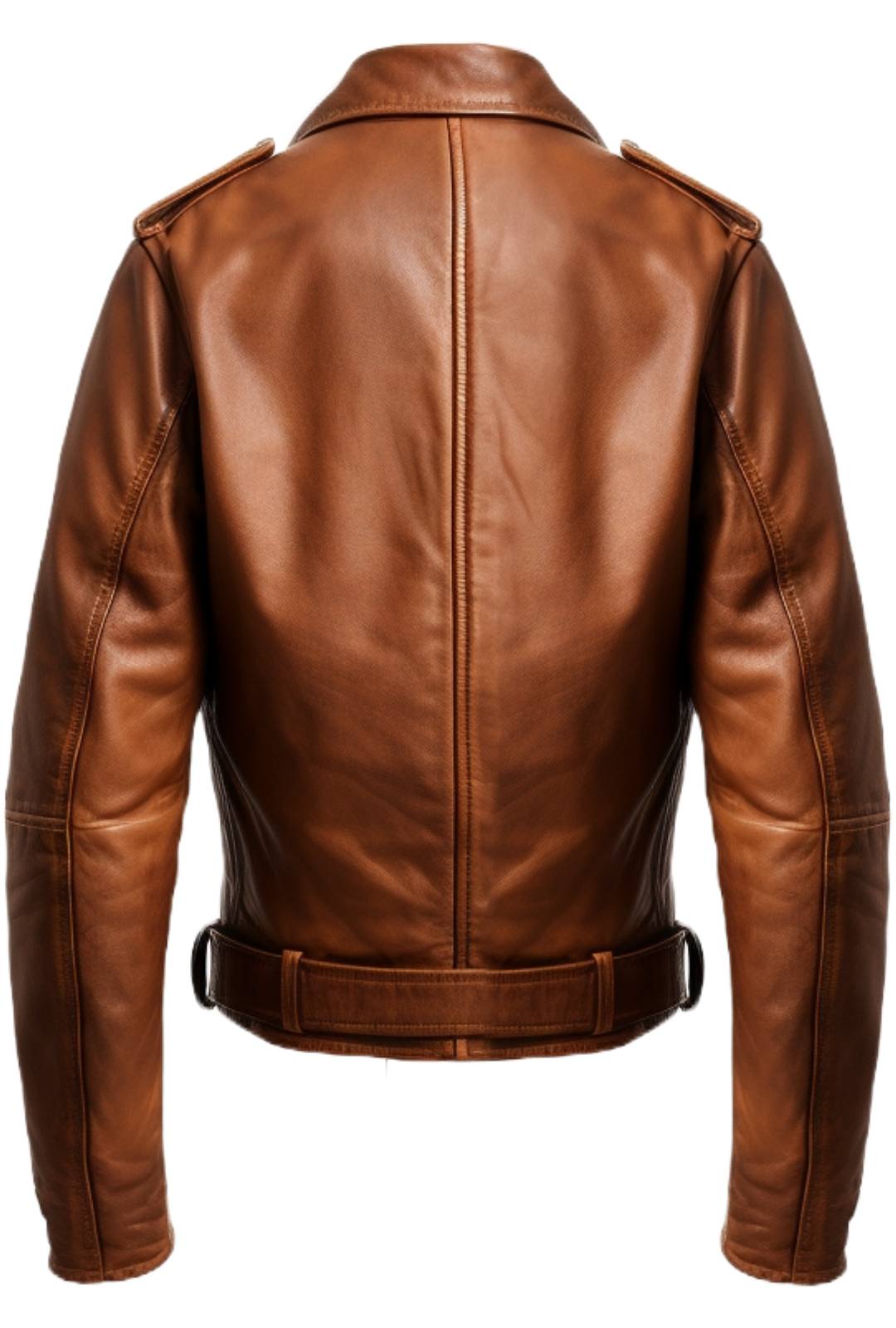 Men Vintage Brown Biker Leather Jacket - Vintage Brown Jacket