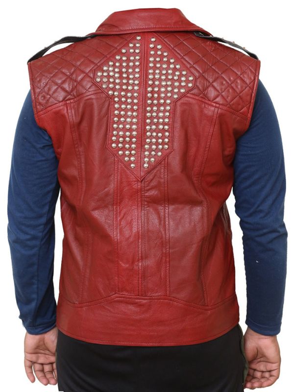 Men's Vintage Biker Leather Vest