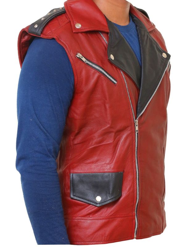 Men's Vintage Biker Leather Vest