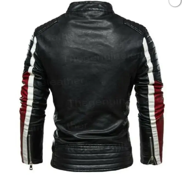 Mens Motorcycle Leather Jacket