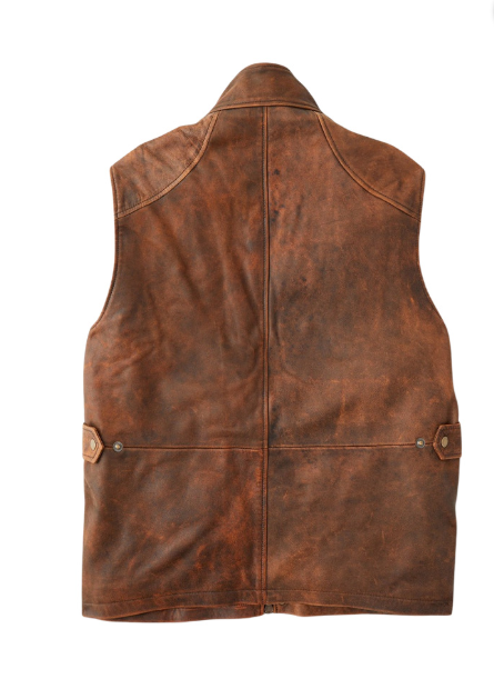 Missoula Leather Cargo Vest