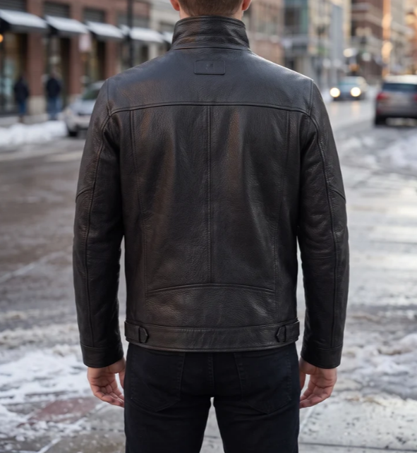 Noir Edge Leather Jacket