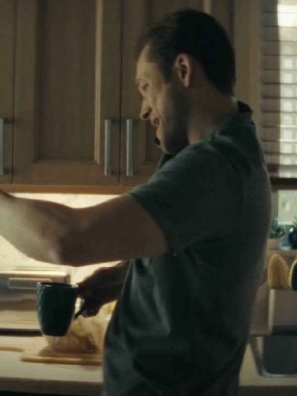 Smoke 2025 Taron Egerton Grey T-Shirt