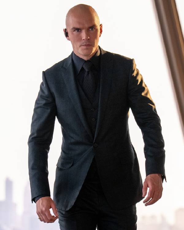 Superman 2025 Michael Rooker Black Suit