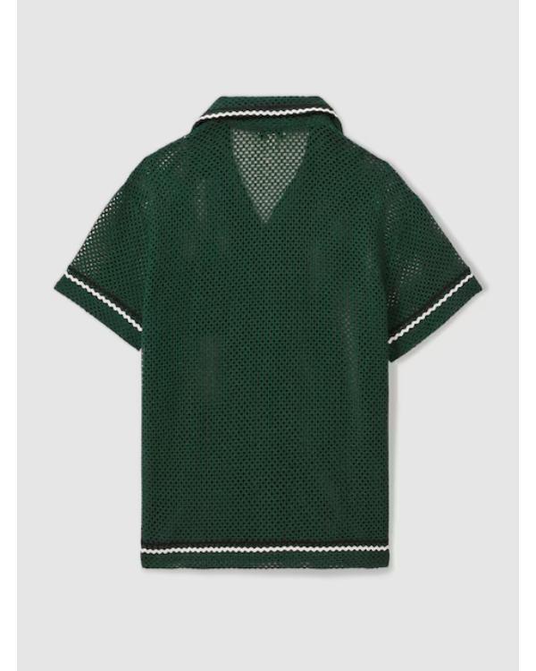 90 Day Fiance Happily Ever After Jovi Dufren Green Crochet Shirt