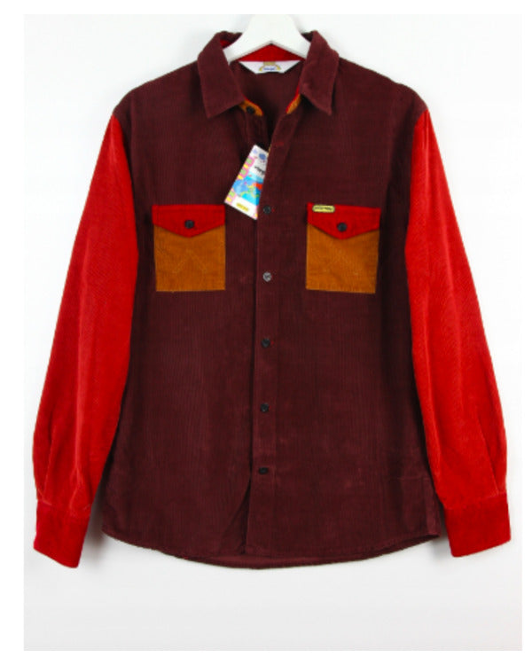 The Today Show 2025 Marcus Samuelsson Colorblock Suede Shirt