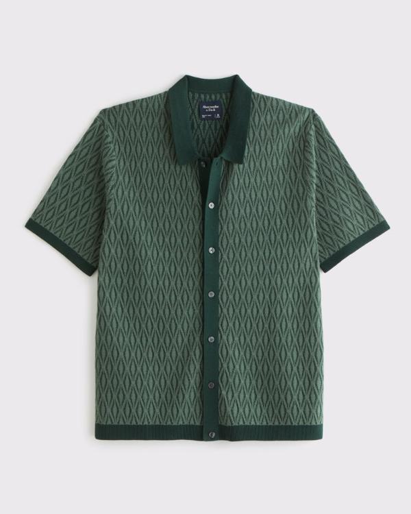The Today Show 2025 Philip Lindsay Green Knit Polo Shirt