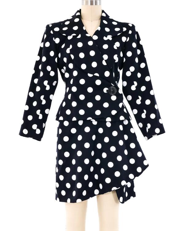 The Today Show 2025 Sofia Carson Black & White Polka Dot Blazer