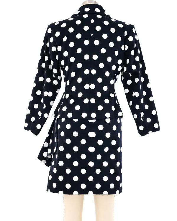 The Today Show 2025 Sofia Carson Black & White Polka Dot Blazer
