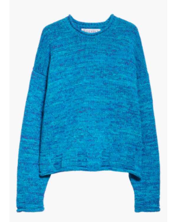 The Today Show 2025 Matteo Lane Blue Space Dye Sweater