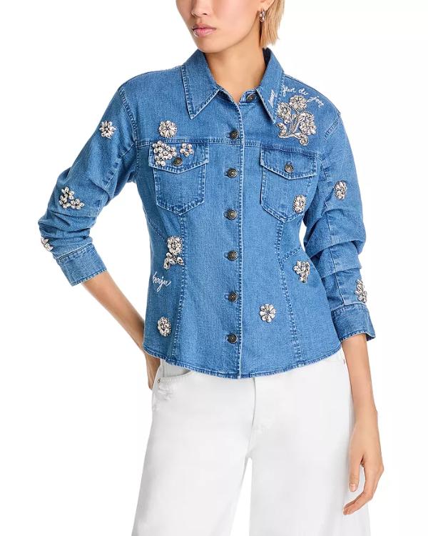 The View 2025 Joy Behar Embellished Denim Jacket
