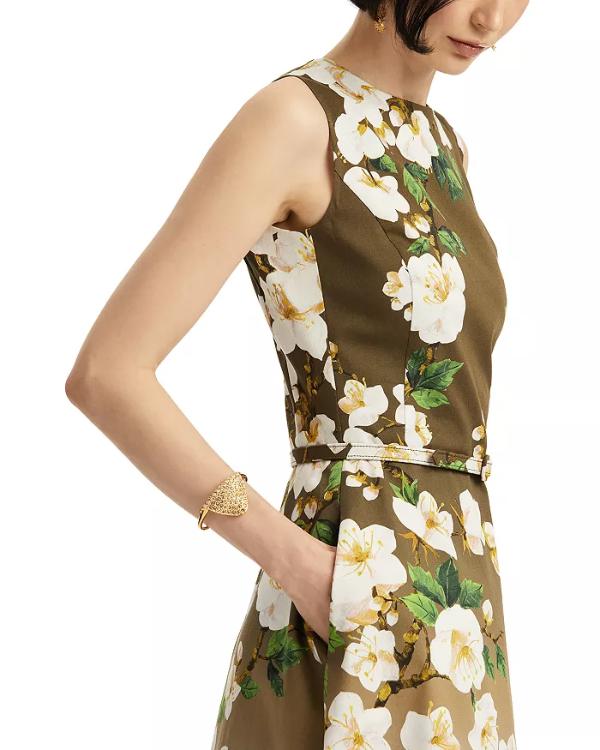 Tamron Hall Show 2025 Tamron Hall Olive Green Floral Dress