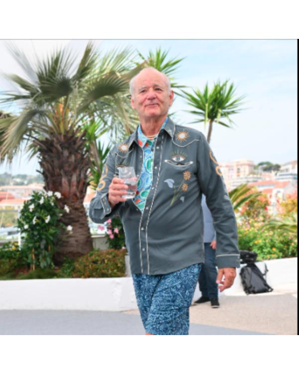 The Phoenician Scheme 2025 Bill Murray Western Shirt