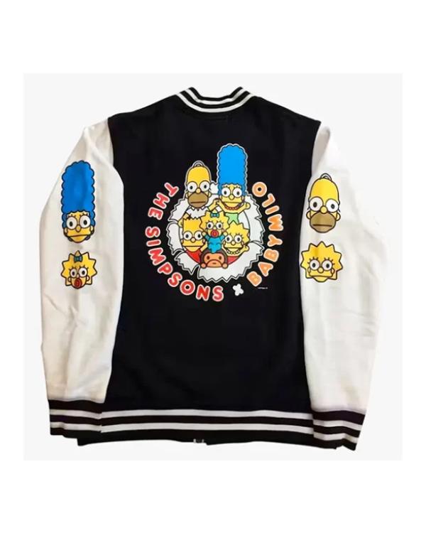 The Simpsons x Baby Milo Varsity Jacket