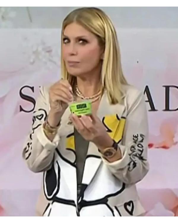 The Today Show 2025 Jill Martin Beige Snoopy Blazer