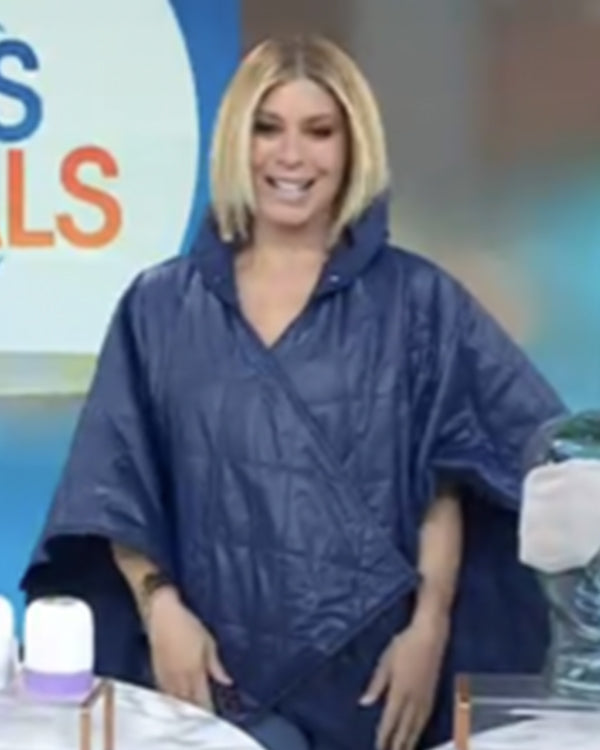 The Today Show 2025 Jill Martin Quilted Puffer Wrap Jacket