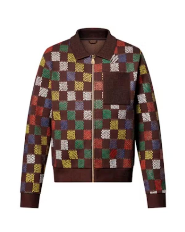 The Today Show 2025 Kevin Hart Multicolor Check Brown Jacket