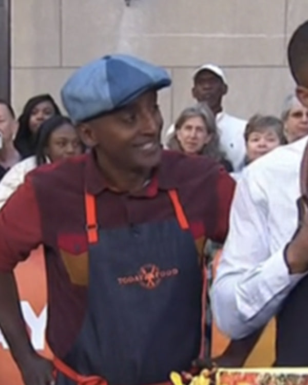 The Today Show 2025 Marcus Samuelsson Colorblock Suede Shirt