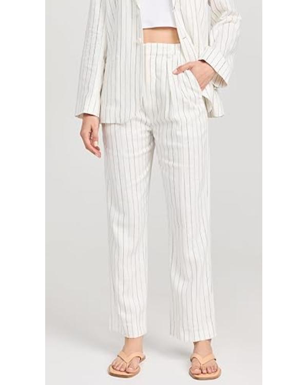 The Today Show 2025 Rosalind Chao White Pinstripe Suit