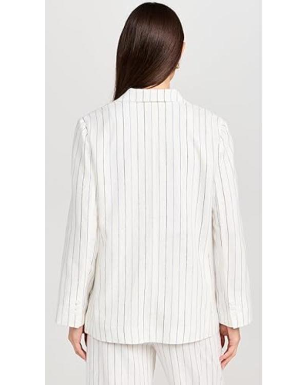 The Today Show 2025 Rosalind Chao White Pinstripe Suit