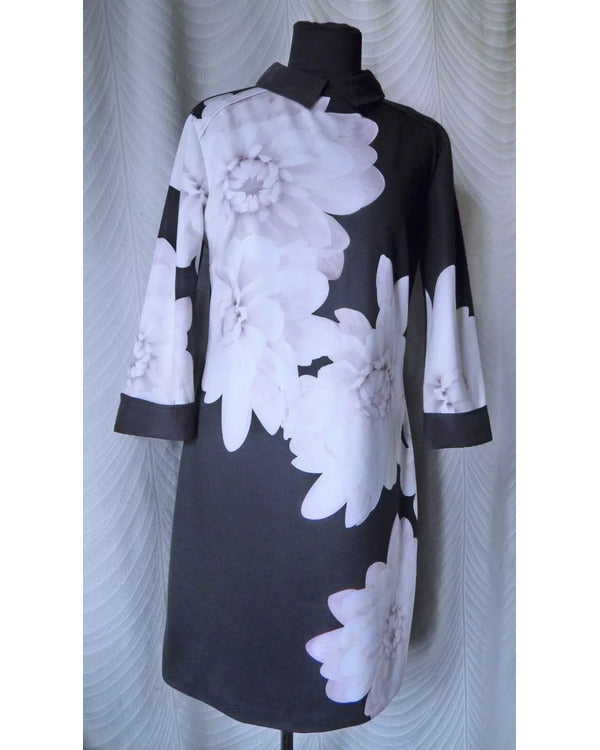 The Today Show 2025 Vicky Nguyen Black Floral Print Dress