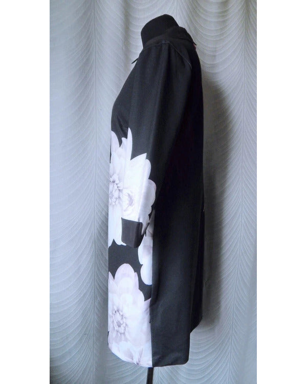 The Today Show 2025 Vicky Nguyen Black Floral Print Dress